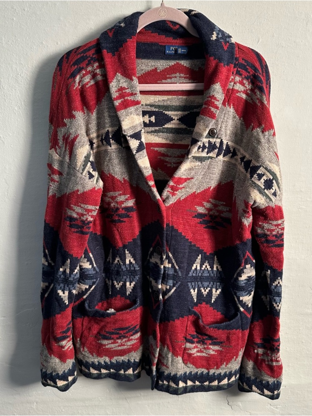 POLO Ralph Lauren Aztec Shawl Collar Cardigan